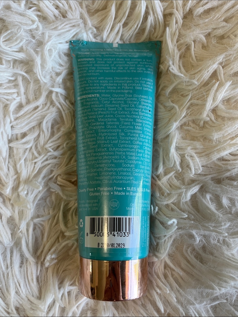 Onyx Tanning Lotion - Picture 2 of 3